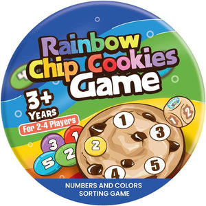 Pidoko Kids Rainbow Chip Cookies Game | Colors and Numbers Sorting | Preschool Board Games for Toddlers 3+ Year Olds