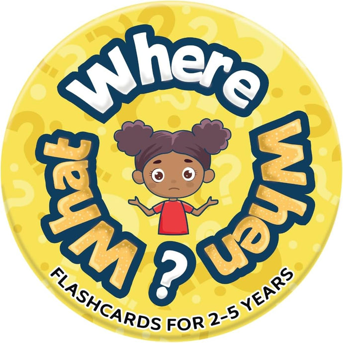 Pidoko Kids | What Where When | Flash Cards for Toddlers 2+ Years | Learn to Talk | 50 Double Sided Educational and Learning Flashcards | Preschool Learning Activities