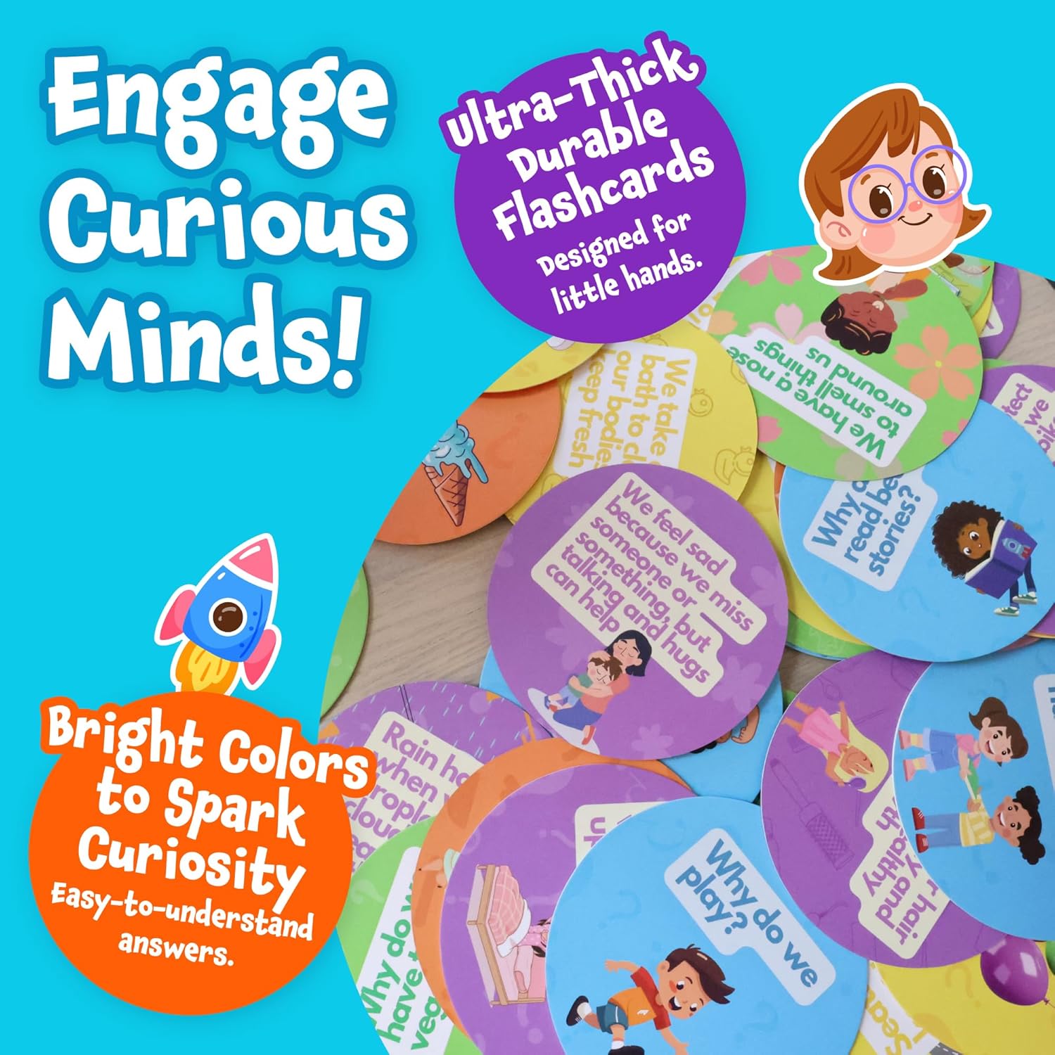 HAN Croco A8 Flashcard Box - Translucent Pink Vocabulary Learning System