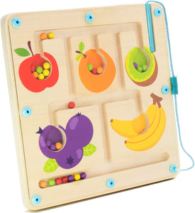 Color Sorting Fruits Magnetic Maze - Montessori Educational Toys for Toddlers