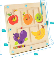 Color Sorting Fruits Magnetic Maze - Montessori Educational Toys for Toddlers