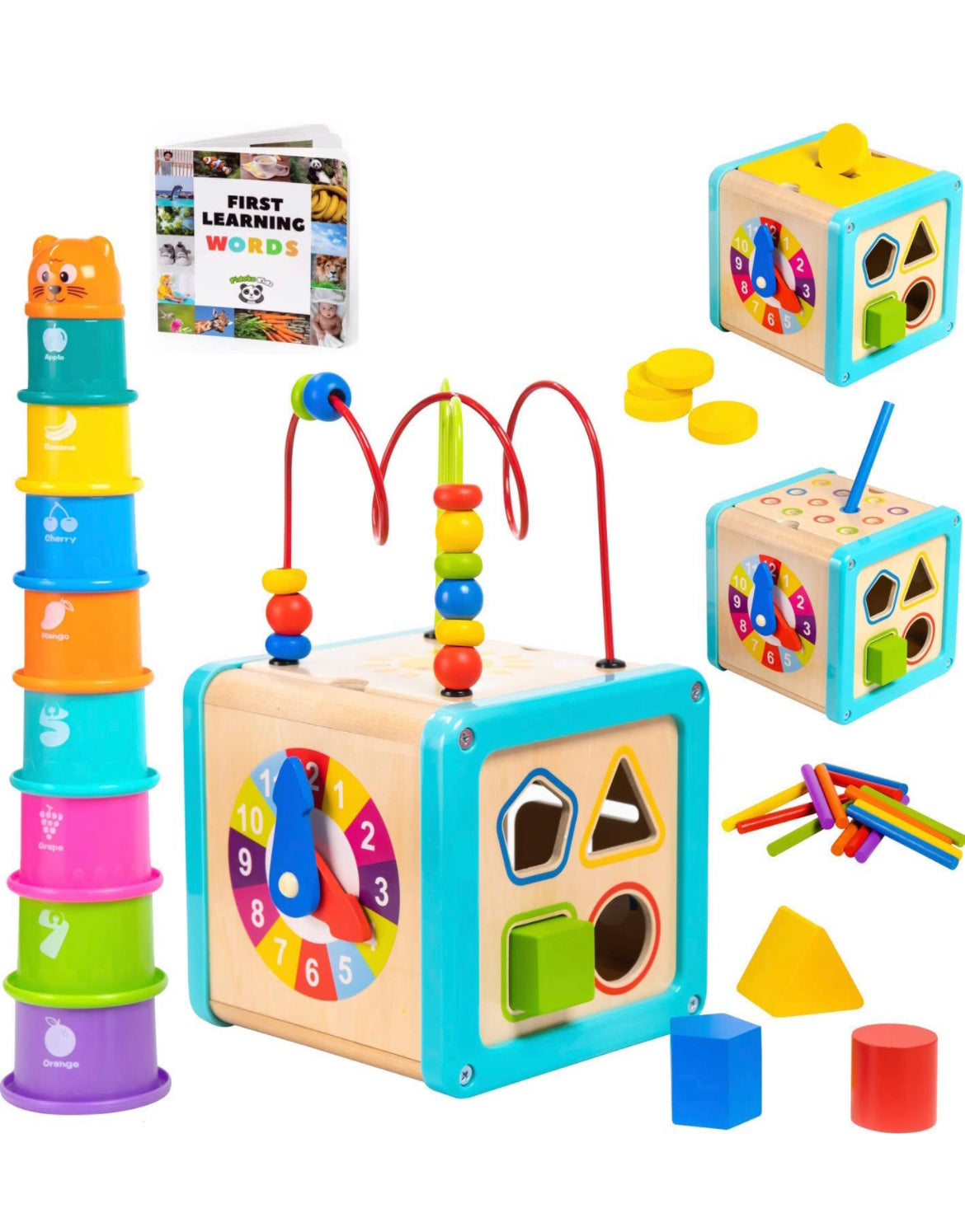 Baby Stacking Cups Toys For One Year Old Development Game Learn