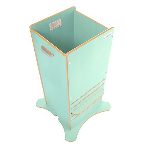 Little Helper FunPod Kitchen Step Stool with Adjustable Height - Limited Edition in Mint Blue