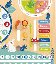 All About Today Learning Board - Calendar Clock and Time Learning for Toddlers 3 4 5